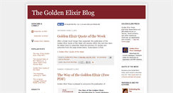 Desktop Screenshot of blog.goldenelixir.com