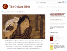 Tablet Screenshot of goldenelixir.com
